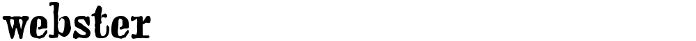 webster