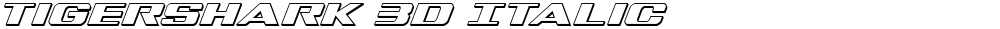 Tigershark 3D Italic