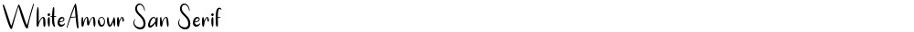 WhiteAmour San Serif