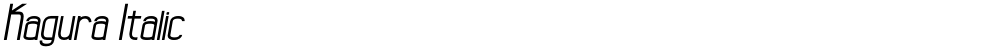 Kagura Italic
