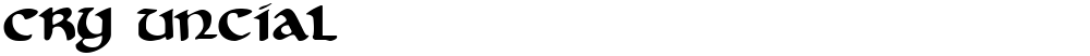 Cry Uncial