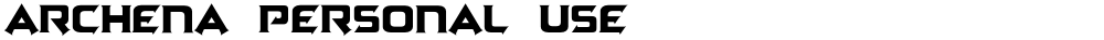 Archena Personal Use
