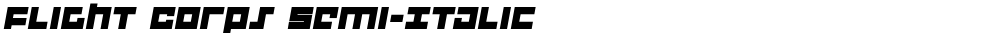 Flight Corps Semi-Italic