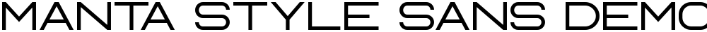 Manta Style Sans DEMO