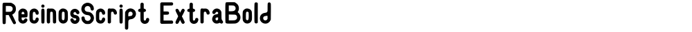 RecinosScript ExtraBold