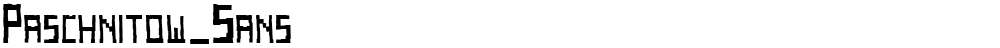 Paschnitow_Sans