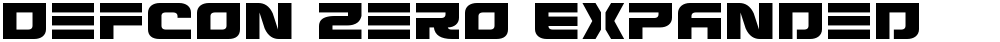 Defcon Zero Expanded