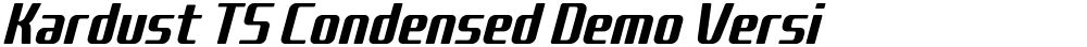 Kardust TS Condensed Demo Versi