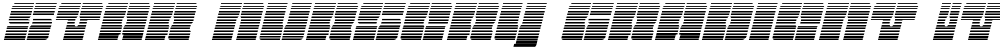 Star Nursery Gradient Italic