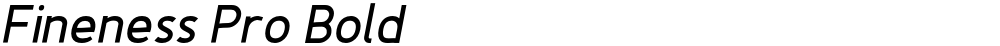 Fineness Pro Bold