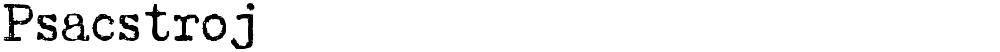 Psacstroj