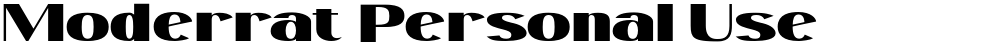 Moderrat Personal Use