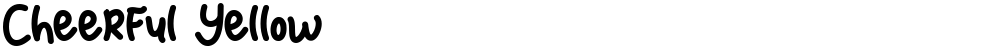 Cheerful Yellow