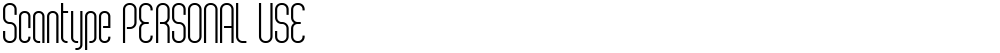 Scantype PERSONAL USE