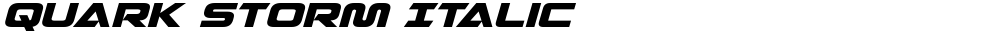 Quark Storm Italic