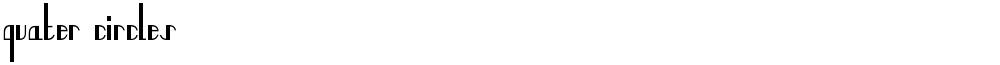quater circles