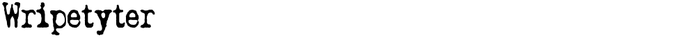 Wripetyter