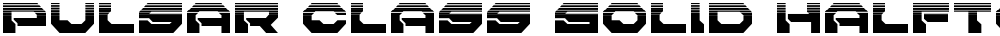 Pulsar Class Solid Halftone