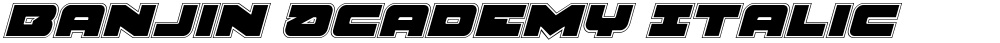 Banjin Academy Italic