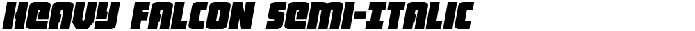 Heavy Falcon Semi-Italic