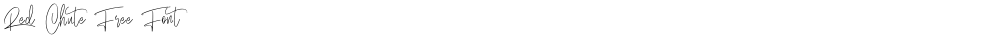 Red Chute Free Font