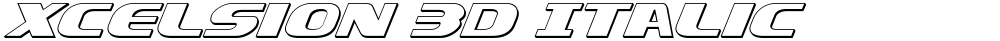 Xcelsion 3D Italic