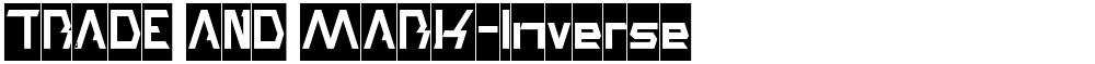 TRADE AND MARK-Inverse