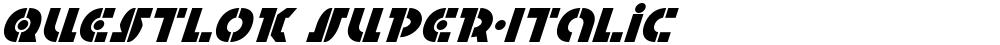 Questlok Super-Italic