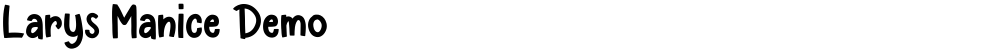 Larys Manice Demo