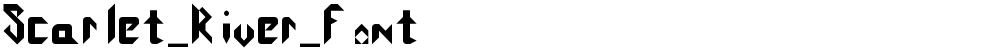 Scarlet_River_Font