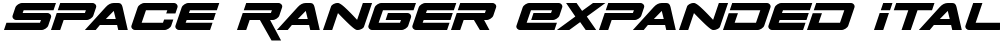 Space Ranger Expanded Italic