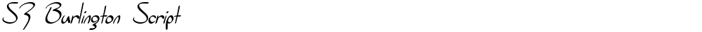 SF Burlington Script