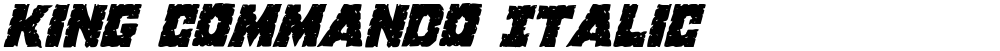 King Commando Italic