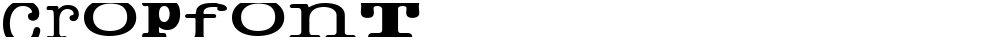 cropfont