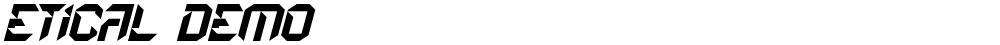 Etical Demo