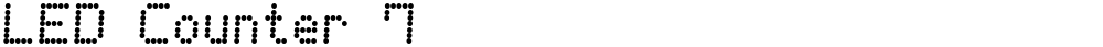 LED Counter 7