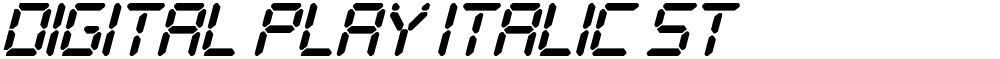 Digital Play Italic St