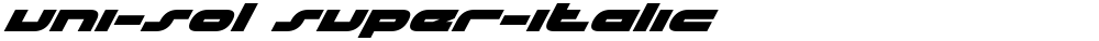 uni-sol super-italic