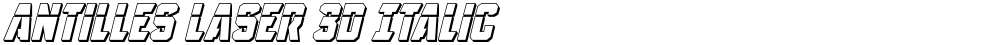 Antilles Laser 3D Italic