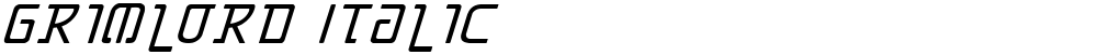 Grimlord Italic