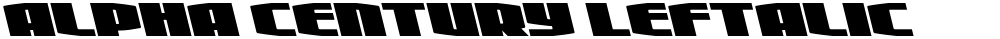 Alpha Century Leftalic