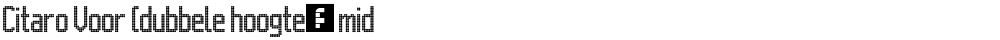 Citaro Voor (dubbele hoogte, midden/dubbel)