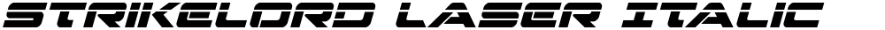 Strikelord Laser Italic