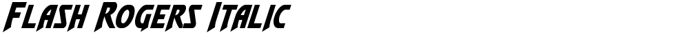 Flash Rogers Italic