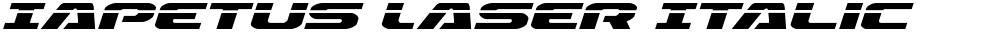 Iapetus Laser Italic