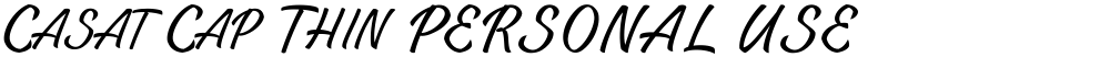 Casat Cap Thin PERSONAL USE