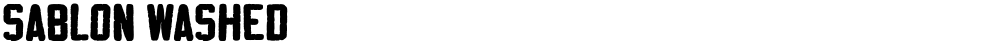 Sablon Washed