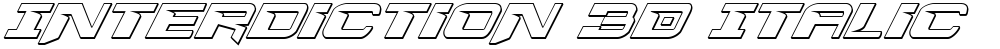 Interdiction 3D Italic