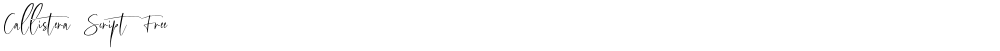 Callistera Script Free
