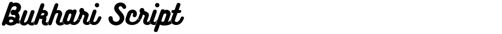Bukhari Script